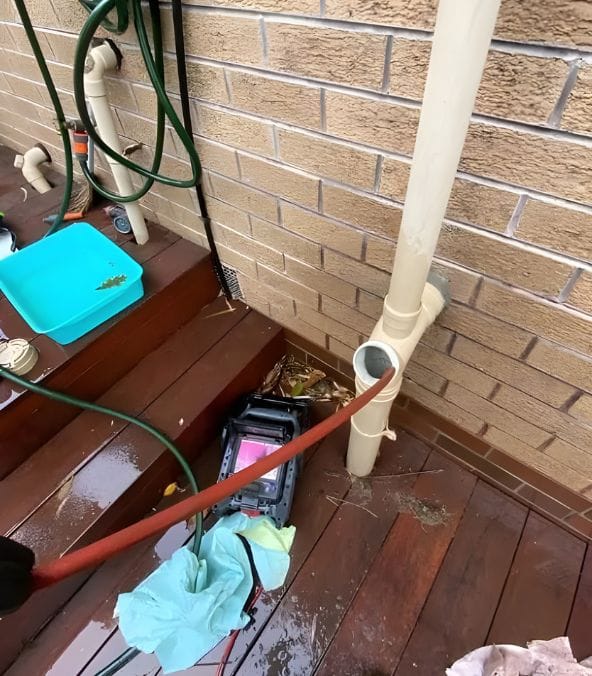 Dealing with a blocked drain or toilet